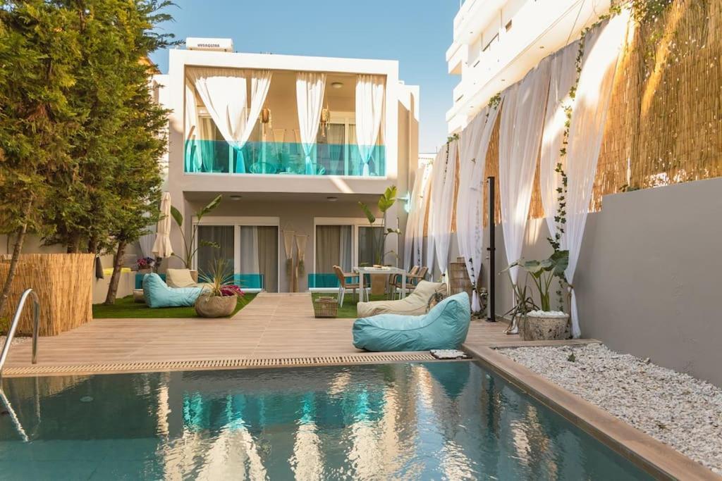G&M Luxury Residence With Pool Chania  Exteriör bild