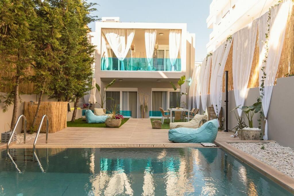 G&M Luxury Residence With Pool Chania  Exteriör bild